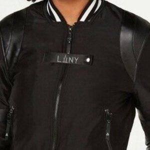 LA LA Anthony Colorblock Bomber Jacket